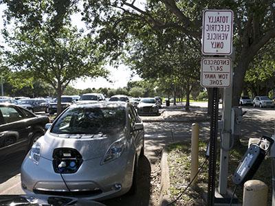 Electric Car parking Spot